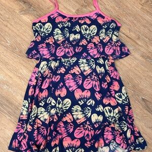 Girls Colorful Heart Dress